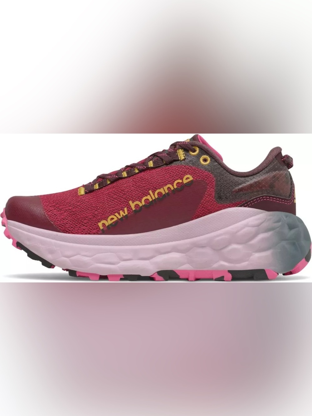 New Balance Wmns Fresh Foam X More Trail v2 Garnet Size 7.5 New! - Picture 2 of 16